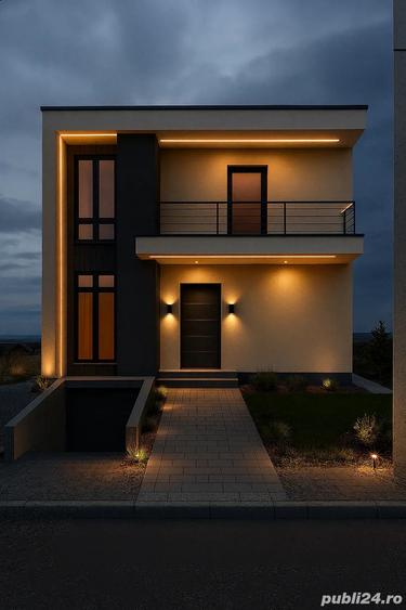 casa individuala moderna D+P+1 cu garaj la demisol - 5