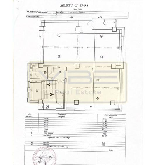 Cladire birouri / activități medicale - 1032 mp utili - semicentral - 4