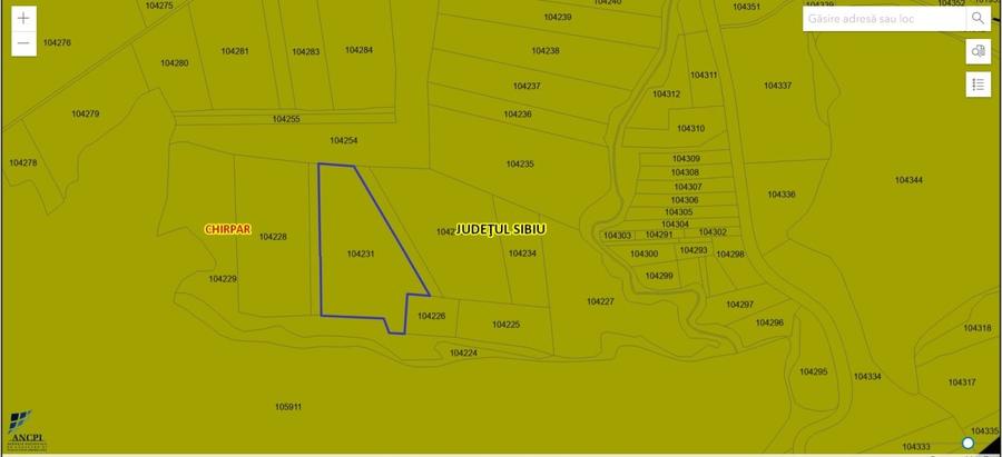 Vanzare teren Chirpar jud Sibiu - 1