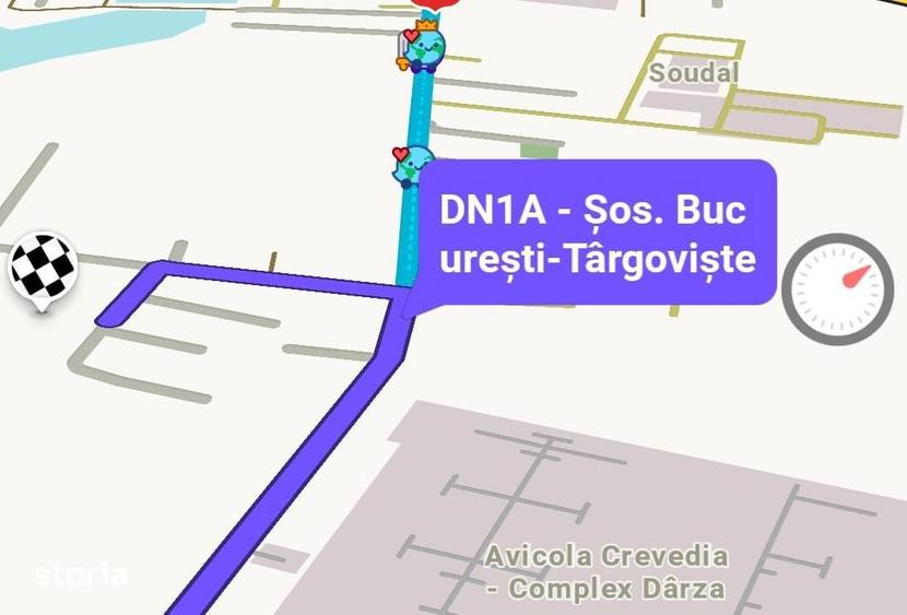 Teren intravilan Crevedia - Manastirea - Buftea, 582mp, 0%comision - 4