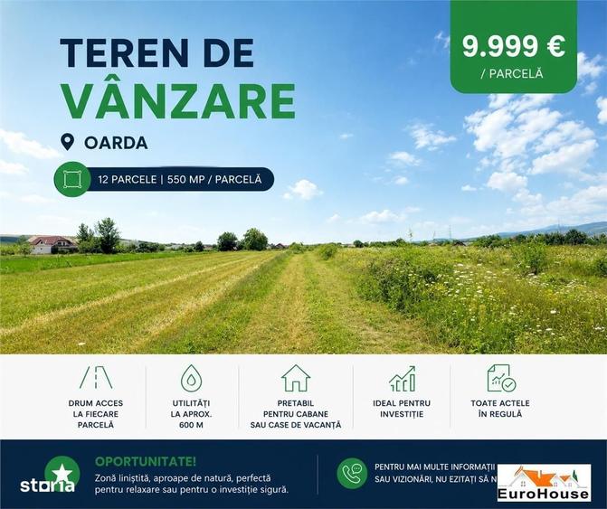 Parcele De Teren 550mp De Vanzare - Oarda - - 1