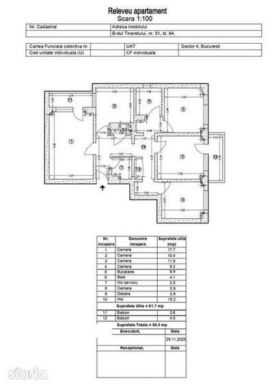 Apartament 4 camere - 1