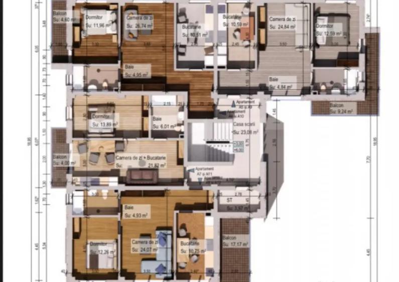 Apartamente de vanzare, Rate direct la dezvoltator, COMISION - 6