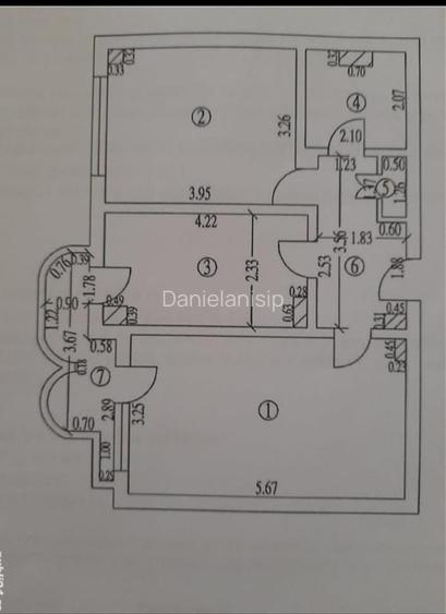 De vânzare apartament 2 camere decomandat – zona I.C. Frimu. De vânzare apartament 2 camere decomandat – zona I.C. Frimu.