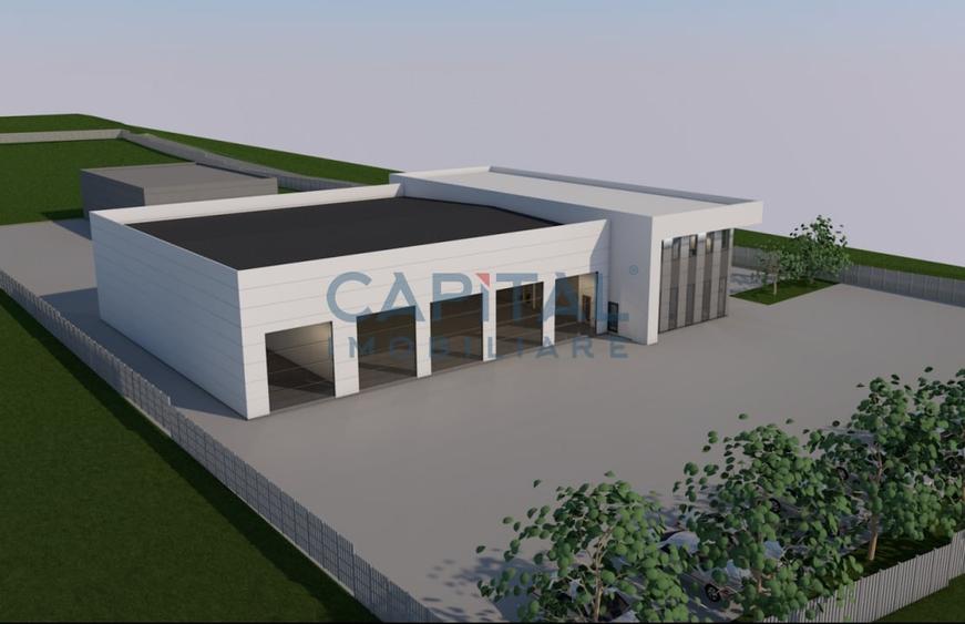 Fara comicion! Teren 10000 mp, front 60 m la DN, A/C HALA service auto, Iclod CJ - 3