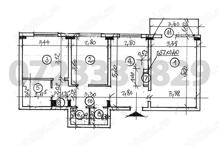 Apartament 3 camere, mobilat utilat complet, 2 bai, etaj 9 10 langa metrou Gorjului - 4