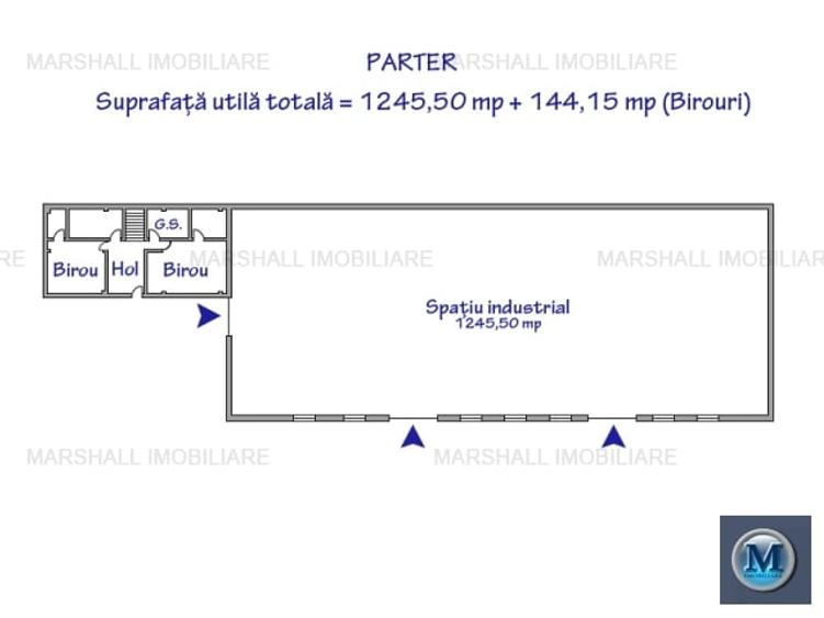 Spatiu industrial de inchiriat, zona Exterior Vest, 1500 mp #16483 - 14