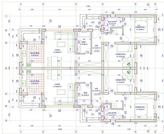 3000 E DISCOUNT - Duplex pe parter 3 camere Mosnita Noua cu Canalizare - 3