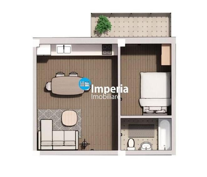 Apartament 2 camere 44Mp, parcare inclusa! Pacurari - Rediu - 3