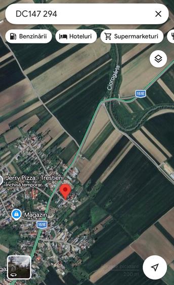 Casa demolabila + teren, 7470 mp Trestieni Ulmi - 7