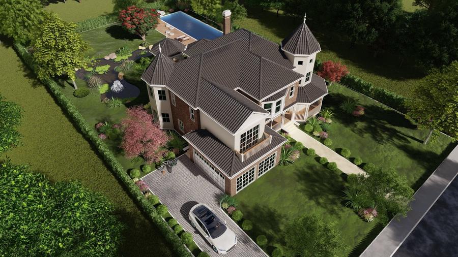 Vila San Francisco, 5 dormitoare, 934mp teren, piscina, zona Paradisul Verde - 2