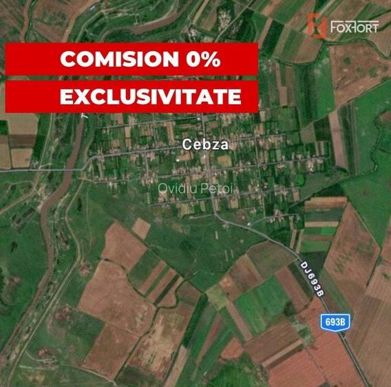 OCAZIE COMISION 0% - vanzare teren intravilan Cebza vatra satului