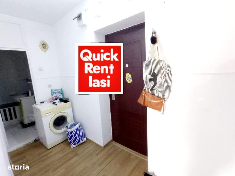 Pacurari Petrom Apartament 1Camera Cu Central Si Balcon De Inchiriat - 7