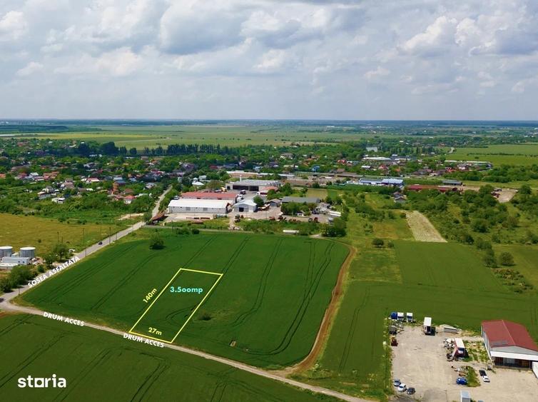 OCAZIE! 3.5oomp intravilan Petrachioaia Afumați, utilități, case, hale - 3