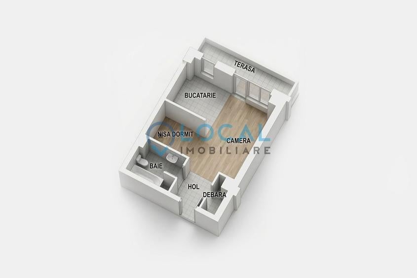 Apartament cu 1 camera + nisa de dormit, Marasti | Zona Iulius Mall - 8