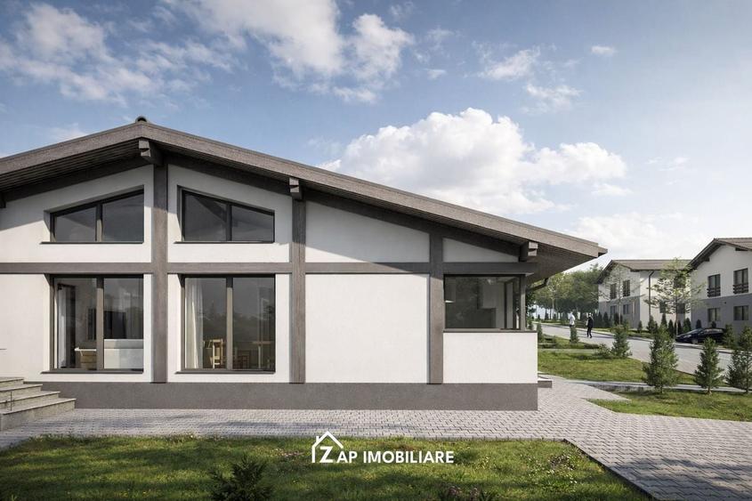 Casă Premium, 1 nivel,  4 camere, 700 mp teren, design modern, Livezeni - 1