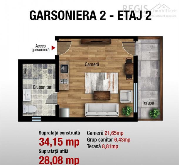 Garsoniera Imobil Nou Busteni Zamora - 6