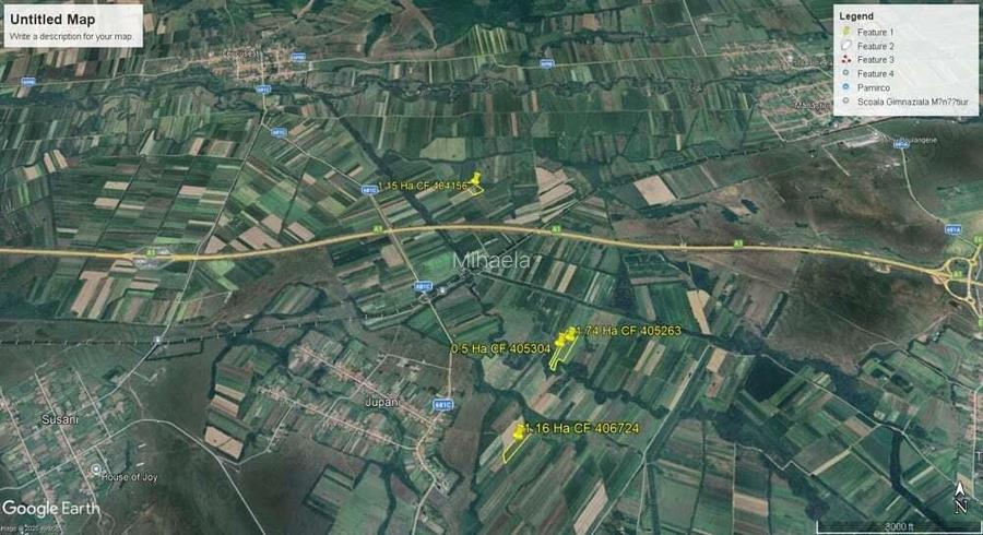 Vand teren arabil 4,55 ha Traian Vuia jud. Timis Vand teren arabil 4,55 ha Traian Vuia jud. Timis