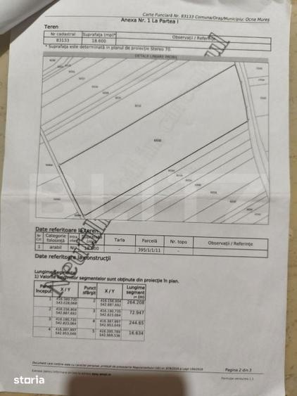 Teren extravilan de vanzare in Ocna Mures - 1