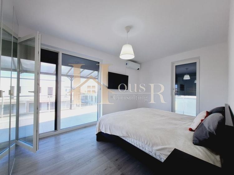 PENTHOUSE IN ORAS. TERASA DE 50 MP. MOBILAT SI UTILAT. - 12