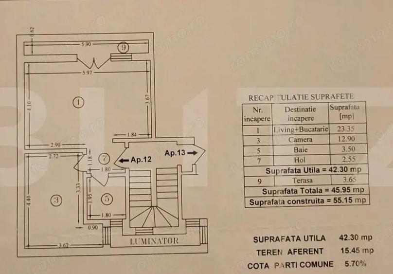 Apartament 2 camere in Bucure?tii Noi parc Bazilescu - 4