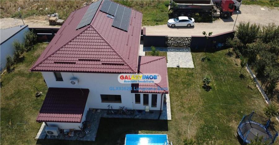 Vila P 1E,terasa, piscina, curte, 0 Costuri ergetice, Ulmi - - 4