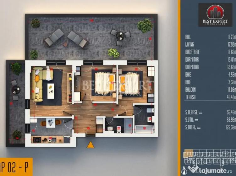 3 Camere Ideal Investitie cu Parcare Inclusa-Acces Rapid STB - 4