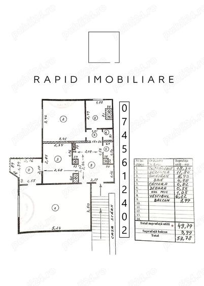 SemiCENTRAL - Ap. 2 Camere- Etaj 2 -Piata Centrala Facultate ASE CNVA - 8