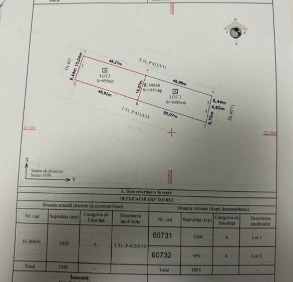 Balaceanca, Cernica | Teren Intravila 959mp | Utilitati la 30ml - 2