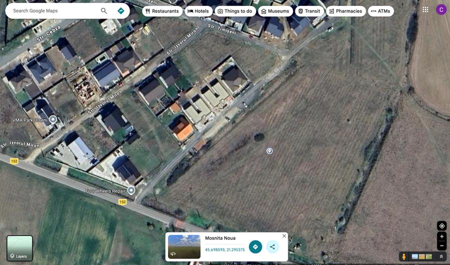 PROPRIETAR – Vând teren intravilan Urseni / Mosnita Noua - 1