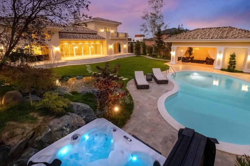 Casa stil mediteranean - PIPERA-TUNARI - langa padurea Baneasa - teren 1400 mp - 3