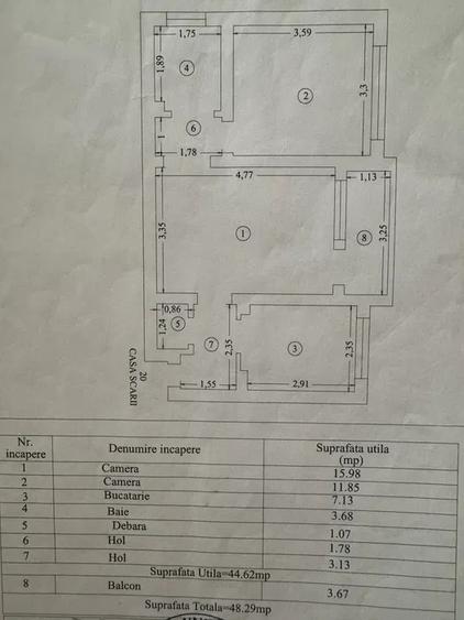 tomis 3..2 camere confort 1 - 2