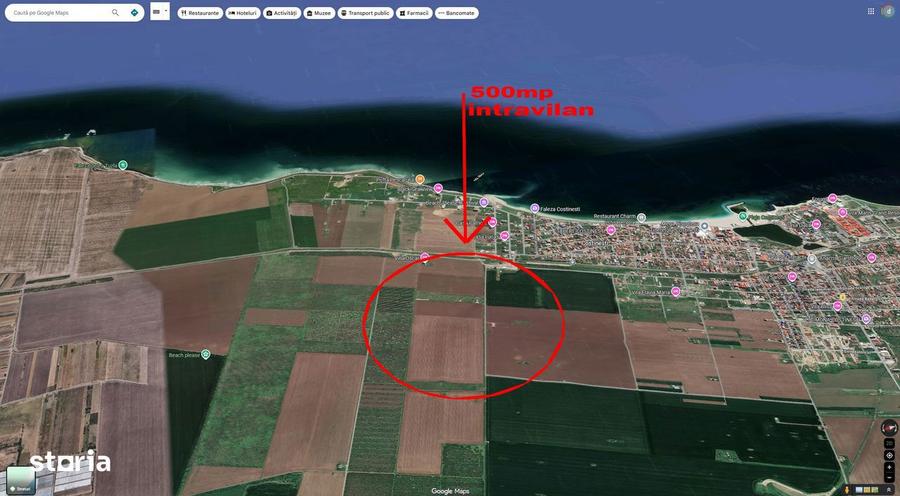 Teren Costinesti 500mp zona Nibiru - Beach Please intravilan - 1