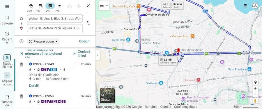 Militari,2 camere,centrala,aer conditionat,liber - 1