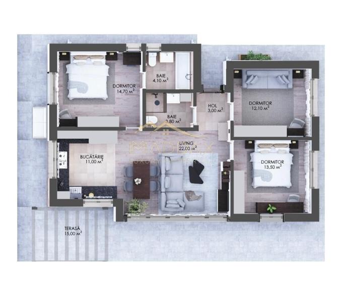 Vila moderna***4 camere***cu gradina//Cartier rezidential Corbeanca - 37