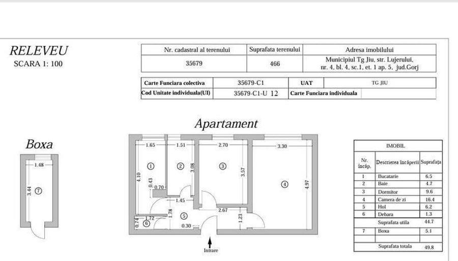 Vand apartament 2 camere, decomandat, zona CAM, direct proprietar - 1