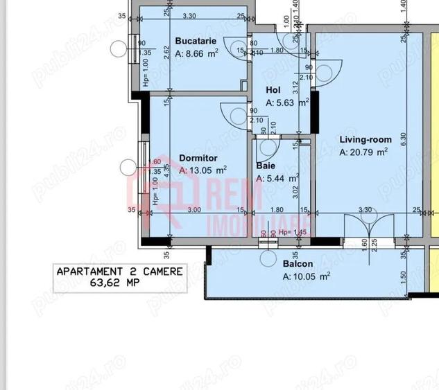 Vanzare apartament 2 camere, 64 mp, bloc nou, finisaje lux, Dobroesti, Str Parului, Fundeni - 1