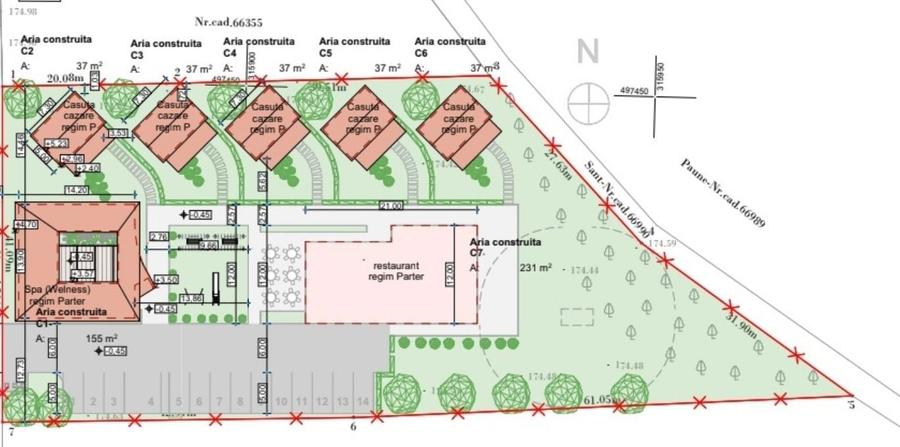 Vand teren intravilan CF. 66354, de 3.278 mp, front stradal de 41,09 m - 2