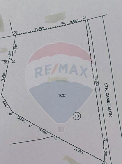 Teren 1,749mp Piatra-Neamt / Strada Zambilelor - 11