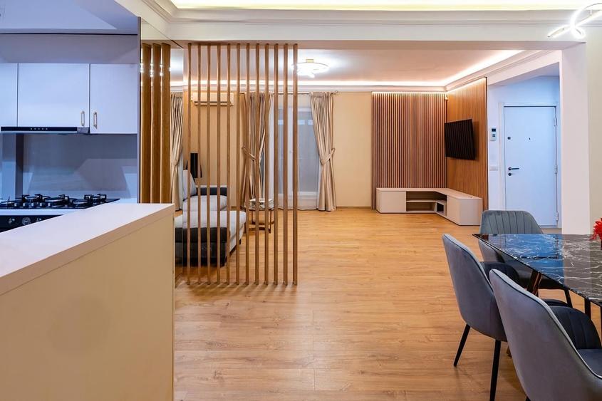 Apartament cu 3 camere semidecomandat, mobilat în Herăstrău
