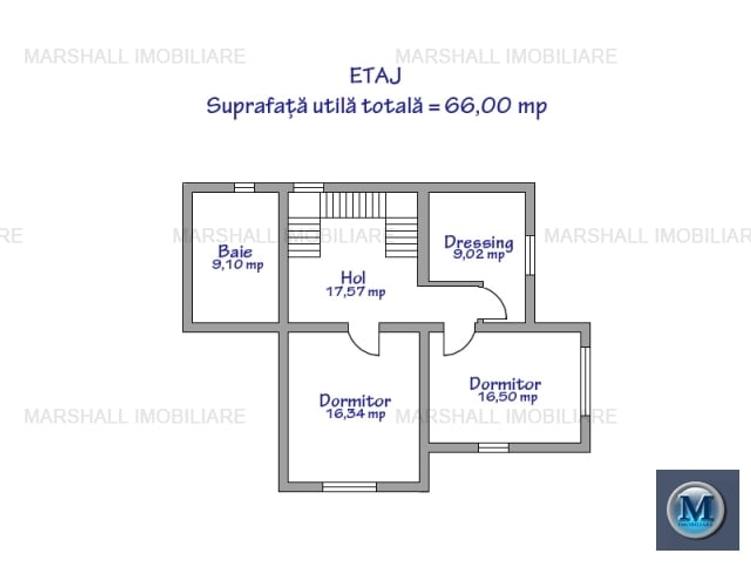 Vila cu 4 camere de vanzare in Strejnicu, 131.81 mp #16524 - 11