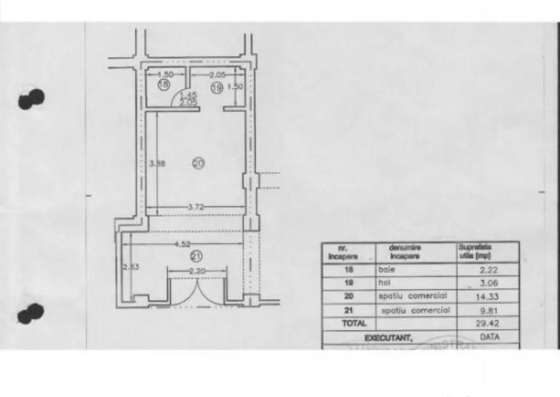 Inchiriez spatiu comercial 20 mp Vest pta Aurora - 1