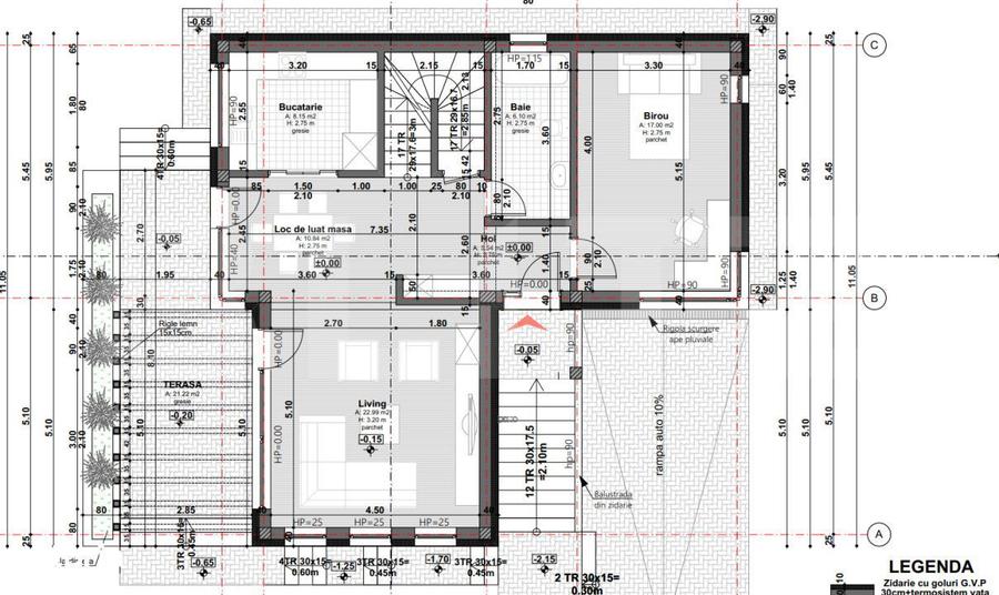 Casa moderna si luminoasa, cu spatii vitrate generoase, 610mp teren, 1 - 4