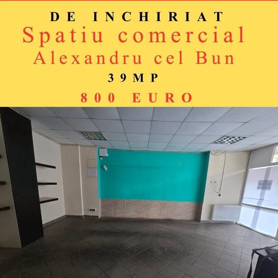 Spatiu comercial – Alexandru cel Bun, la bulevard, 39mp , trafic intens - 1