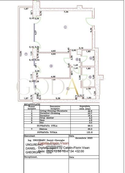 Apartament exclusivist | 3 camere | 121.8 mp | Cortina 126 - 16