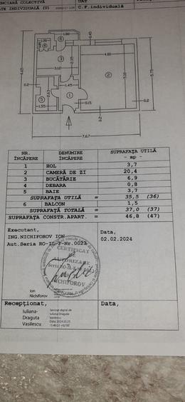 Vand garsoniera decomandata, 37 mp utili - 4