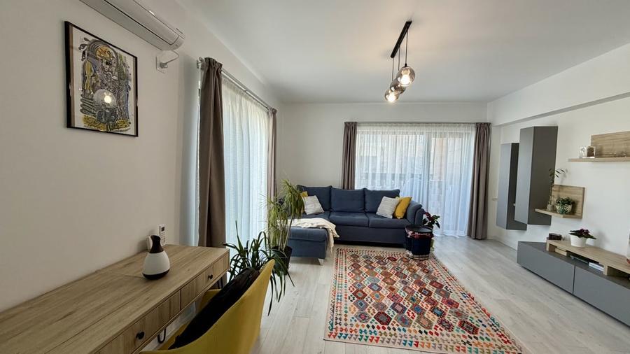 Apartament cu 2 camere decomandat, mobilat în Tunari