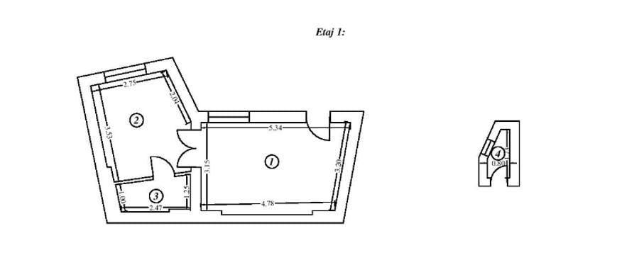 Apartament 2 camere lângă Cișmigiu, centrală proprie, termen lung – 500€ - 8