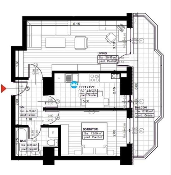Apartamente 2 camere decomandat confort I, bloc nou, complex rezidential Copou! - 10
