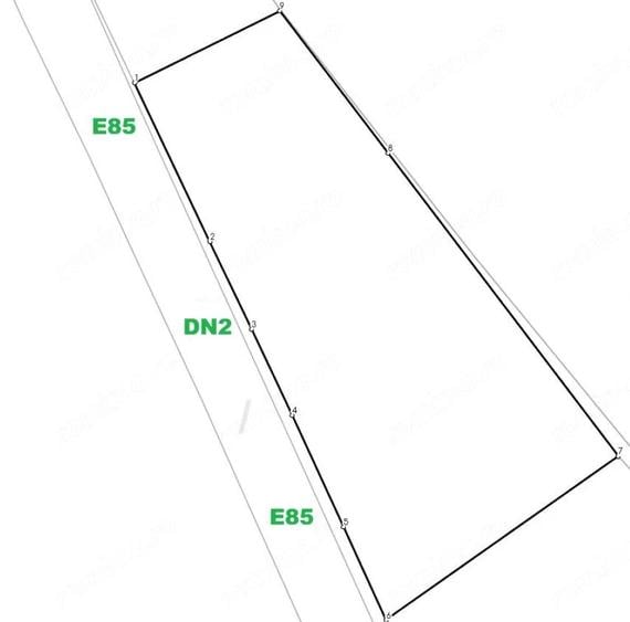 Teren de inchiriat la DN2 E85 in Sascut, judetul Bacau - 1
